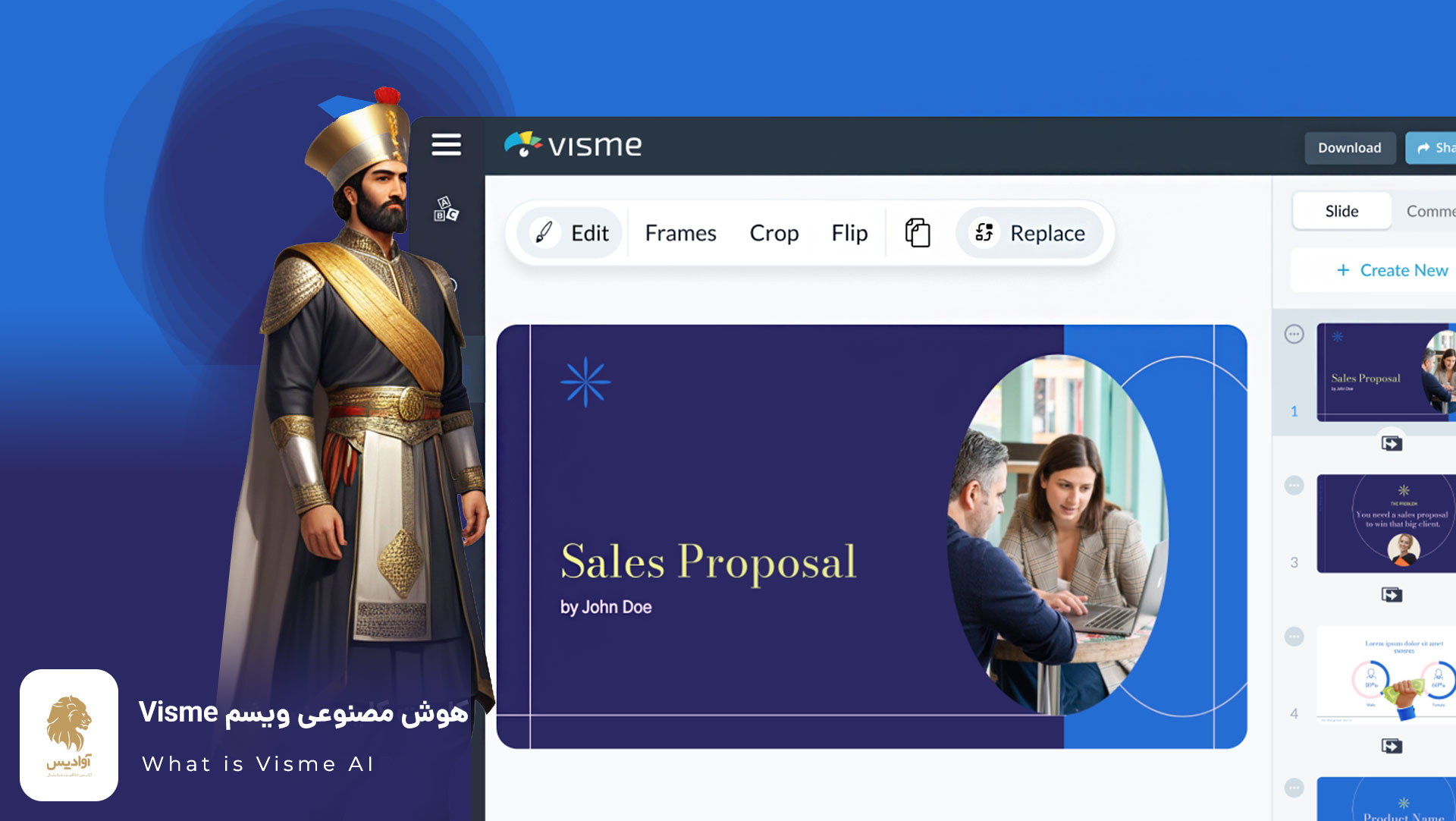 هوش مصنوعی Visme، از طراحی پاورپوینت با هوش مصنوعی تا ساخت اینفوگرافیک 1 ساخت اینفوگرافیک با هوش مصنوعی، طراحی پاورپوینت با هوش مصنوعی با Visme Ai، معرفی هوش مصنوعی Visme
